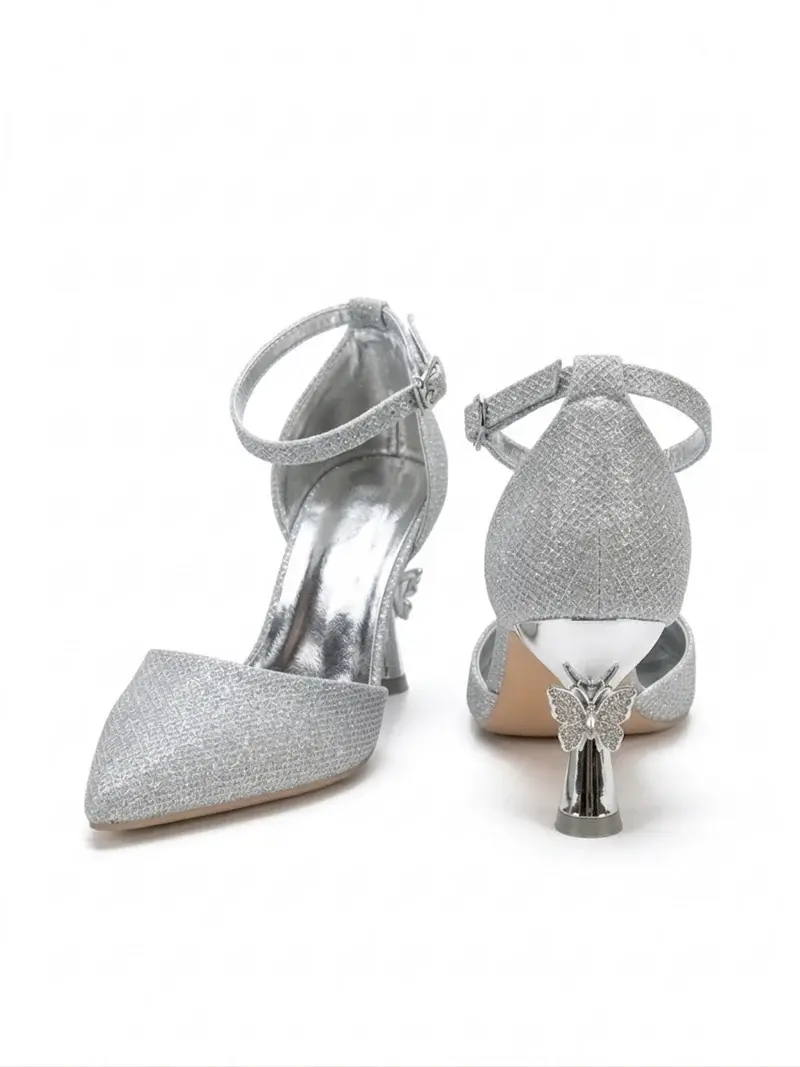 Elegant Back Butterfly Heels C-112