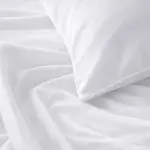 Agha Home Essential Comfort Microfiber Fitted Sheet Set White (3PCS)