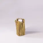 Rustic DriftwoodTwig Pillar Candle Holder with Glass Insert