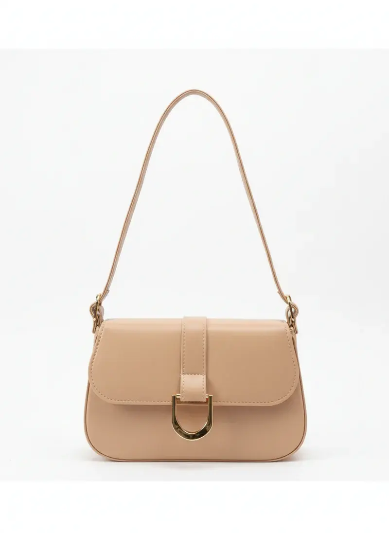 Classic Shoulder Bag with Gold Clasp BA-56