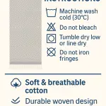 Cozy Honeycomb Throw – Soft Cotton Blend