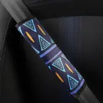 African Doodle - Set of 2 Seat Belt Covers