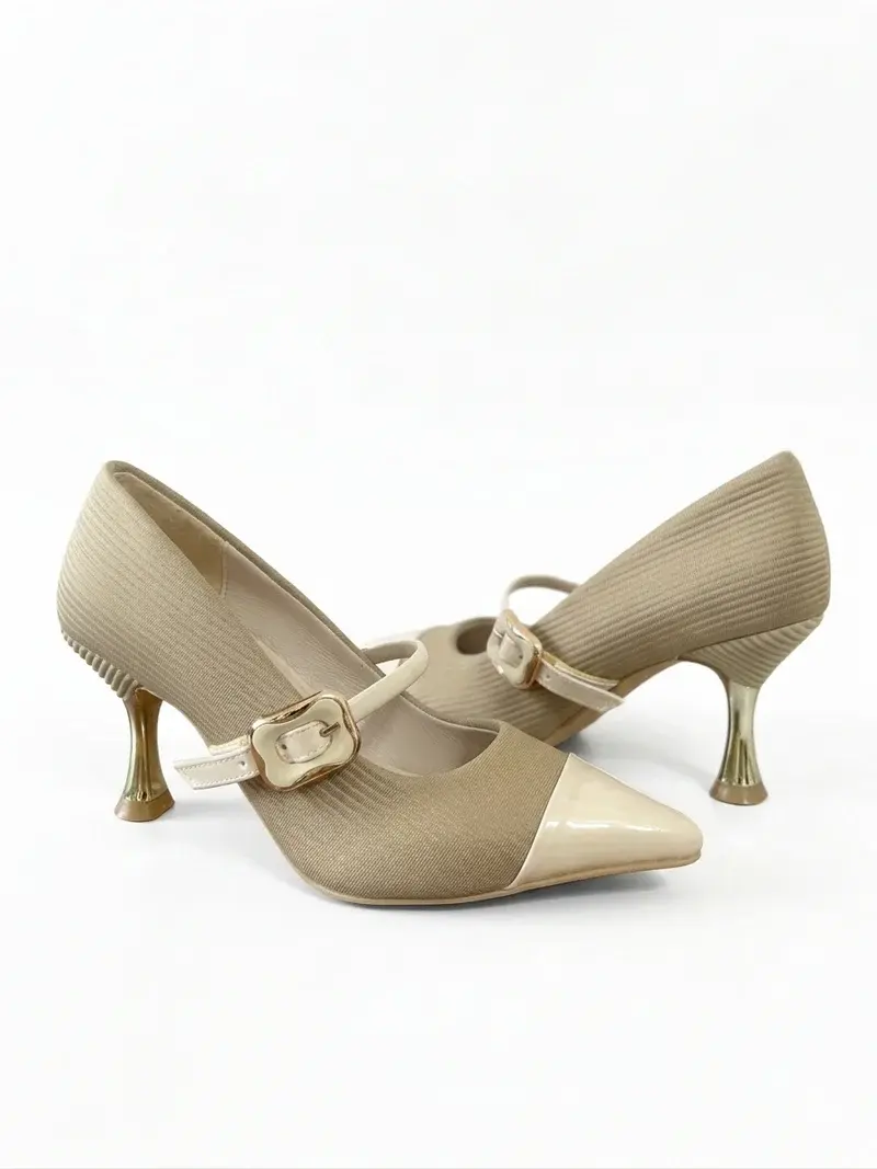 Classic Strap Elegance Heels C-87