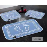 Blue Steps Digital Bathroom Set Non Slip 3Pieces