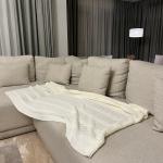 Knitted Textured Throw Blanket