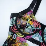 Floral Embroidery Lace Bodysuit