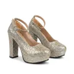 Leopard Print Platform Heels. C-121