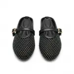 Embellished Mesh Strap Sabot BN-57