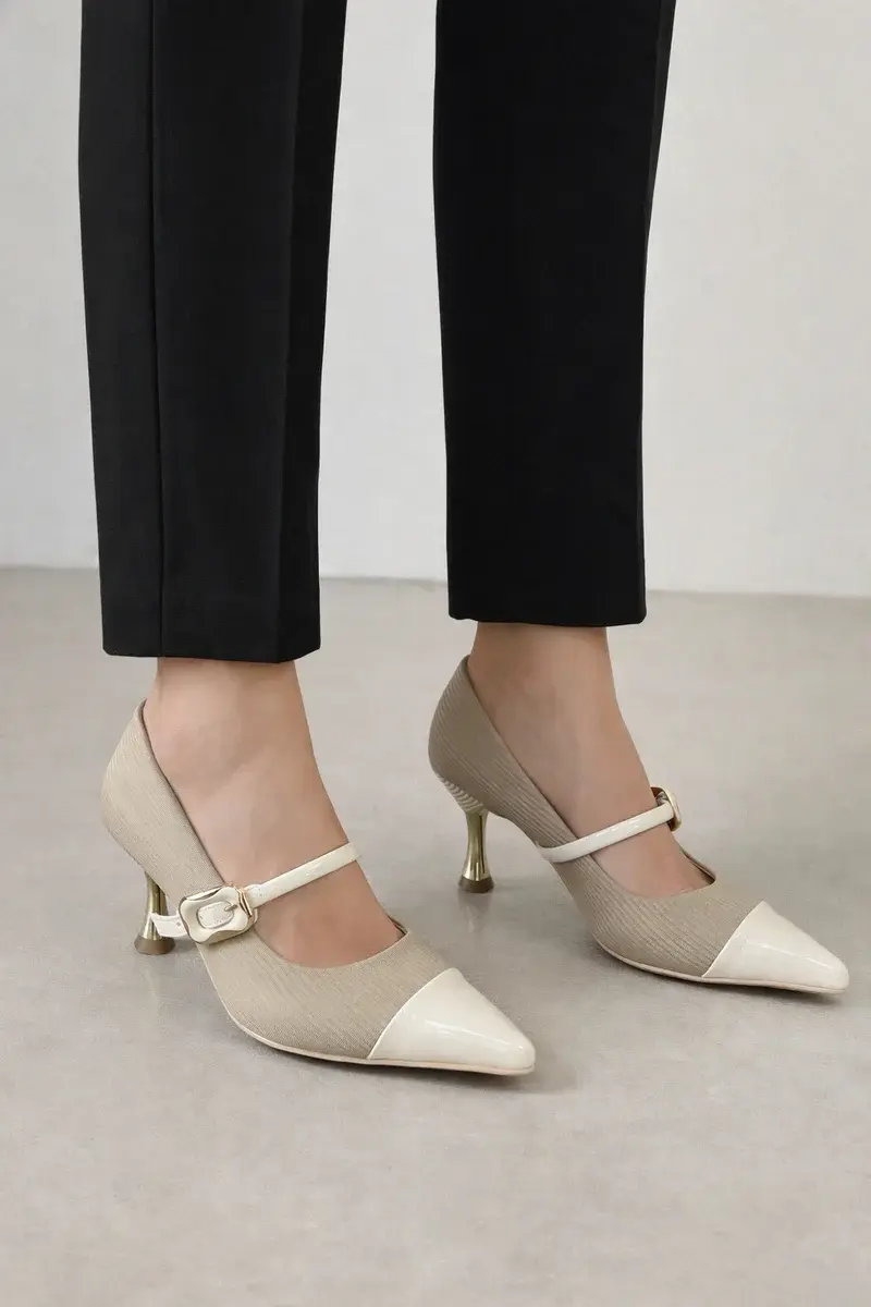 Classic Strap Elegance Heels C-87