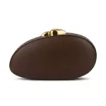 Luxury Oval Clutch with Gold Closure VS-59