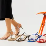Mid Heel Sandal With Glitter Touch RS-602