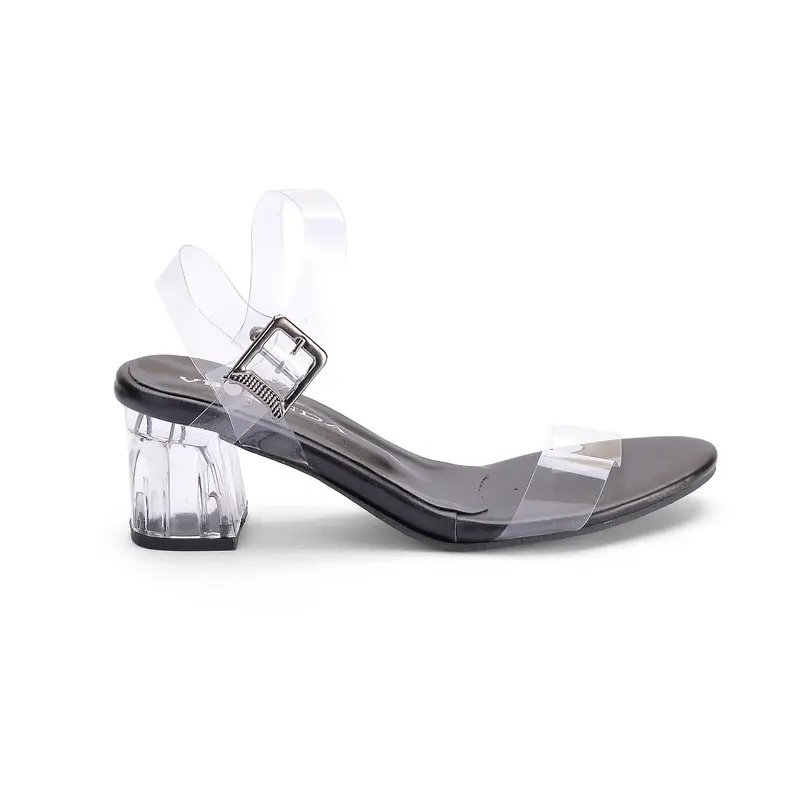 Transparent Heel Sandal C-49