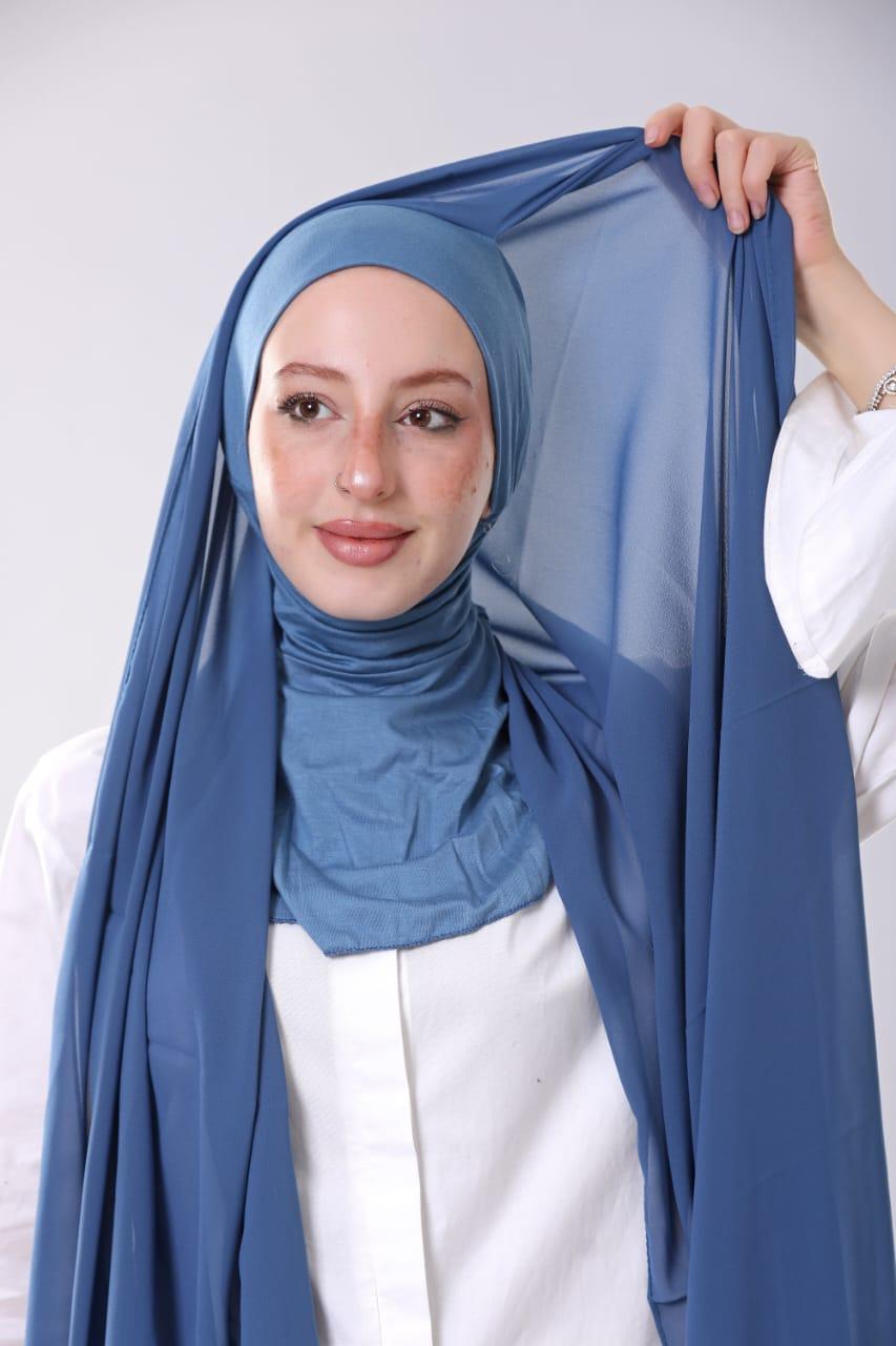 حجاب ذكي كحلي