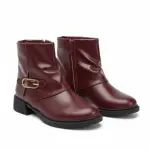 Ankle Boot with Side Buckle B-58