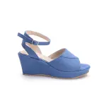 Sandal Wodge Heel With Belt Buckle-W-6