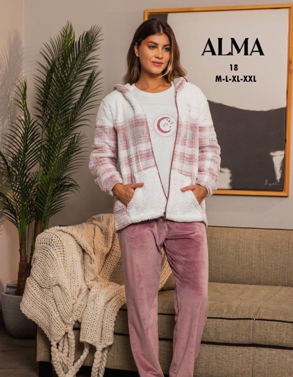 3pcs pink pyjama set