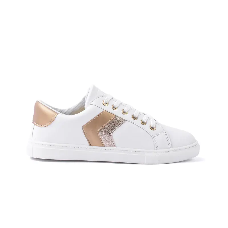 Sneakers With Glossy side stripe-SN-8