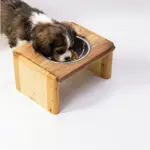 Wooden Pet Feeder Stand