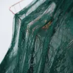 Green Lace Embroidery Negligee Dress