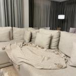 Tassel Knit Throw
