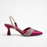 Elegant Sparkle Slingbacks Heel C-84