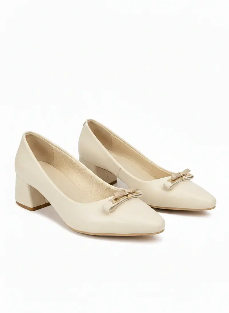 Heels with Elegant Bow BN-50