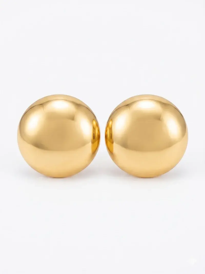 Elegant Sphere Stud Earrings EA-211