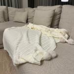 Tassel Knit Throw