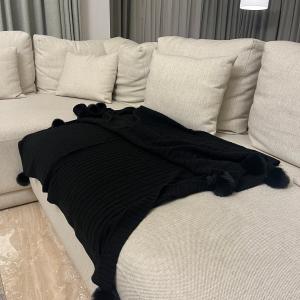 Tassel Knit Throw