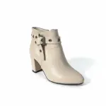 Boot Mid Heels Leather R-510