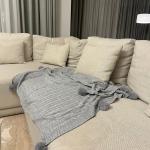 Tassel Knit Throw