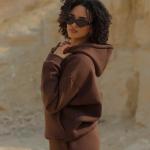 Brown hoodie