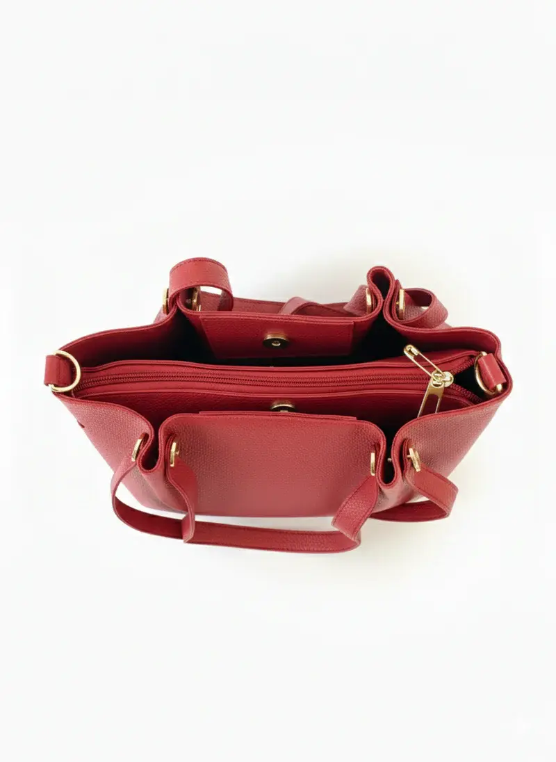 Dual Set Handbag with Detachable Pouch BA-55
