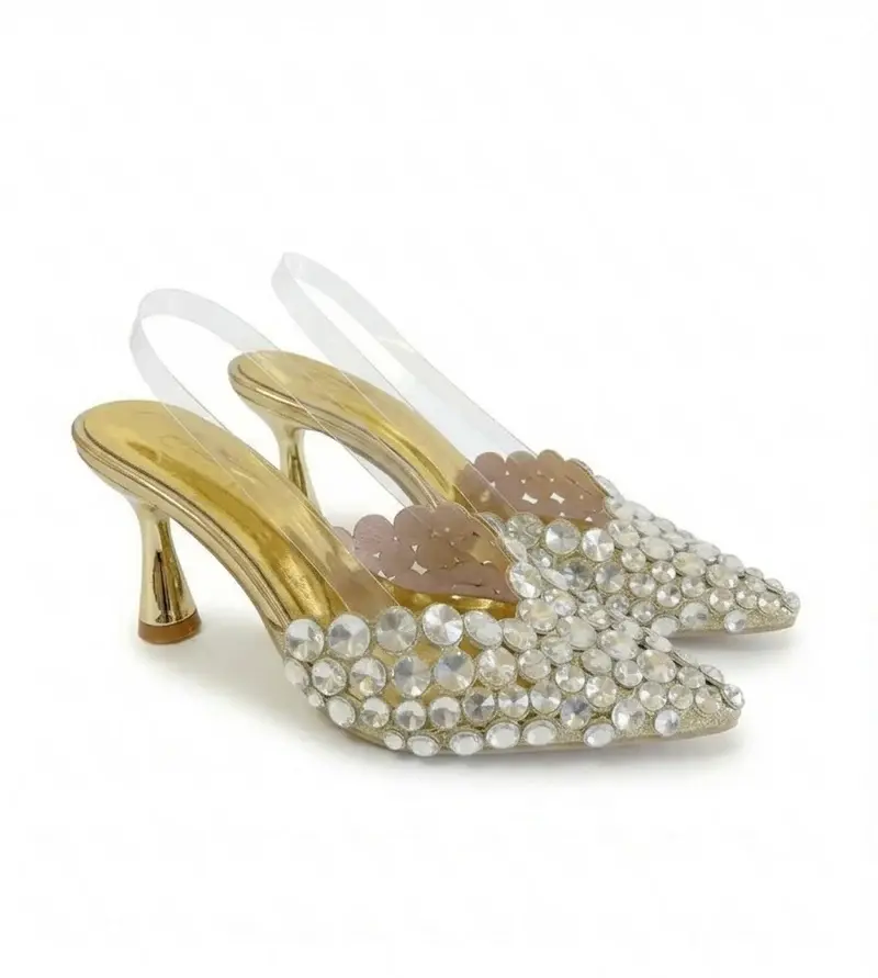 Shimmer Rhinestone Heels C-94