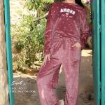 burgundy pyjama set