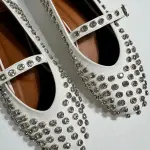 Studded BALLERINA STRAP FLAT