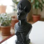 Low Poly Bastet Statue
