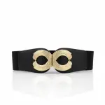 Wide Black Waist Belt –T-40