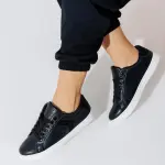 Sneakers With Glossy side stripe-SN-8