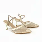 Elegant heels featuring a luxurious mesh design C-79