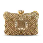 Geometrically Encrusted Crystal Evening Bag VS-68