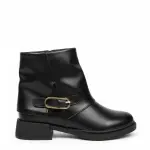 Ankle Boot with Side Buckle B-58