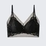Mesh Lace U Back Camisole Built-in Bra Plus Size Padded Bralette