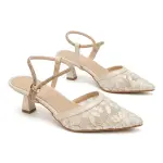 Luxury Lace Evening Heels C-119