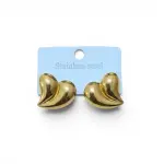 Golden Heart Earrings EA-212