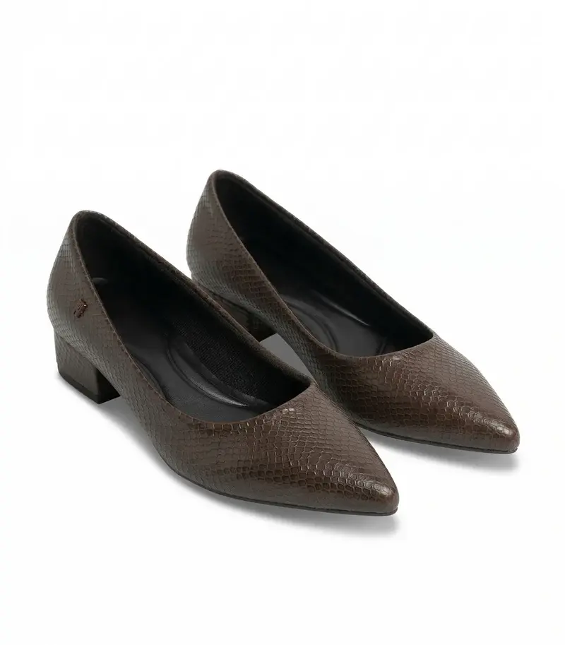 Elegant Snake-Texture Heels BN-52