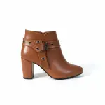 Boot Mid Heels Leather R-510