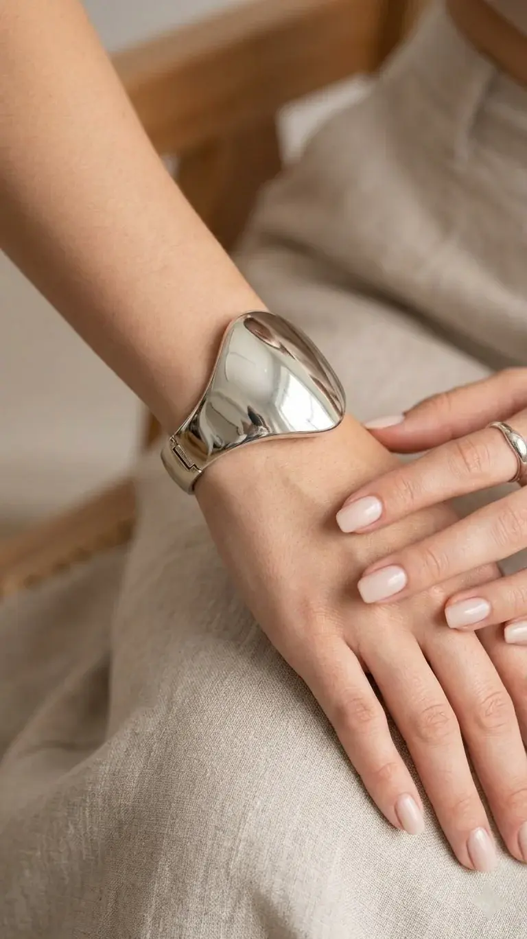 Sculptural Statement Bangle BR-120