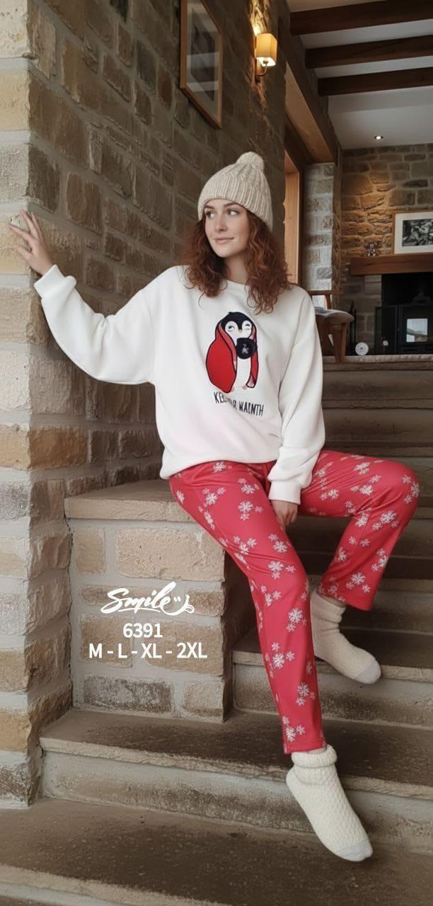white&pink pyjama set