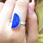 خاتم فضه فرى سايز